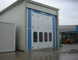 Cabine forno di verniciatura per esterni complete di apposita tettoia