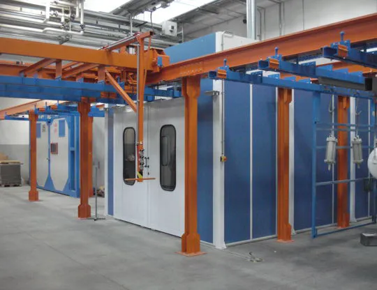 Trasferitore con ingresso bilancelle in cabina pressurizzata