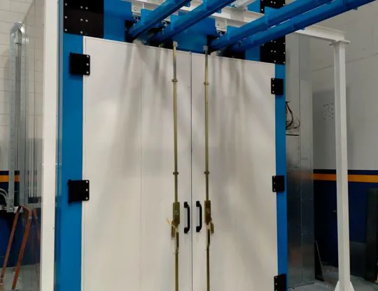CABINA DI VERNICIATURA POLVERI