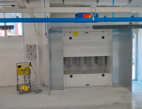 IMPIANTO DI VERNICIATURA POLVERI MANUALE 