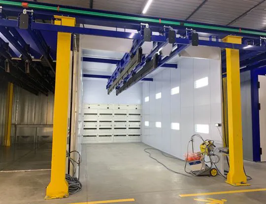 IMPIANTO DI VERNICIATURA POLVERI MANUALE