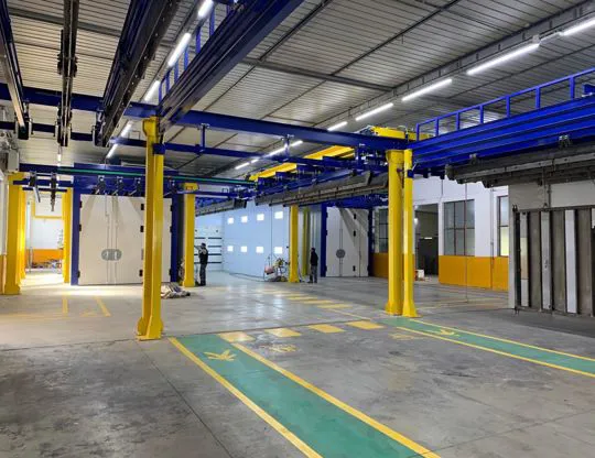 IMPIANTO DI VERNICIATURA POLVERI MANUALE