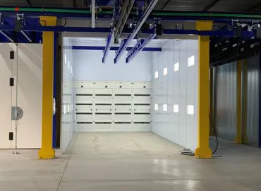Cabine di Verniciatura a Polveri