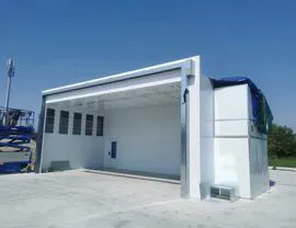 Cabina di lavaggio manuale