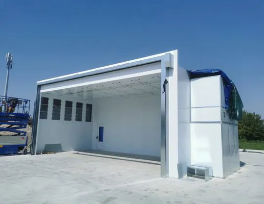 Cabina di lavaggio manuale