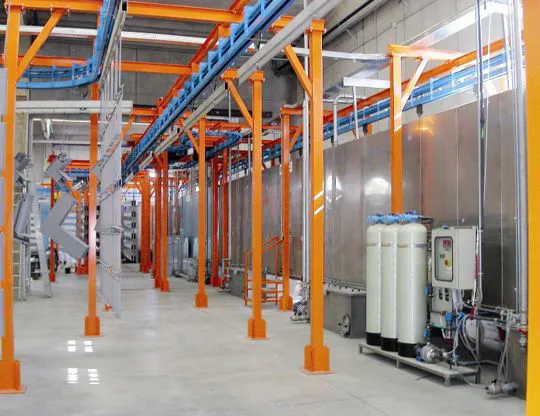 Impianto di verniciatura a polvere