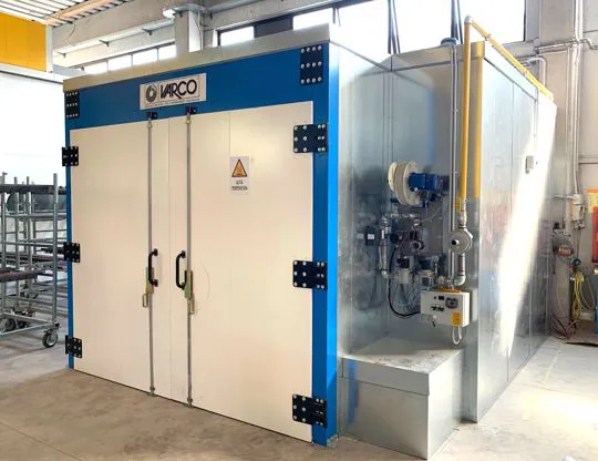 Forno statico di cottura polvere