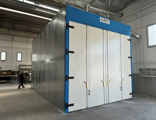 Forno statico di polimerizzazione