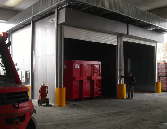 Forno cottura vernici per container