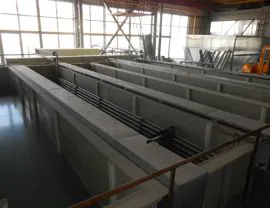 Pretreatment with immersion tanks