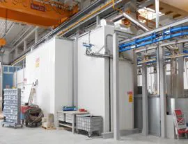 Forno di essiccazione t 80 °C con porte automatiche